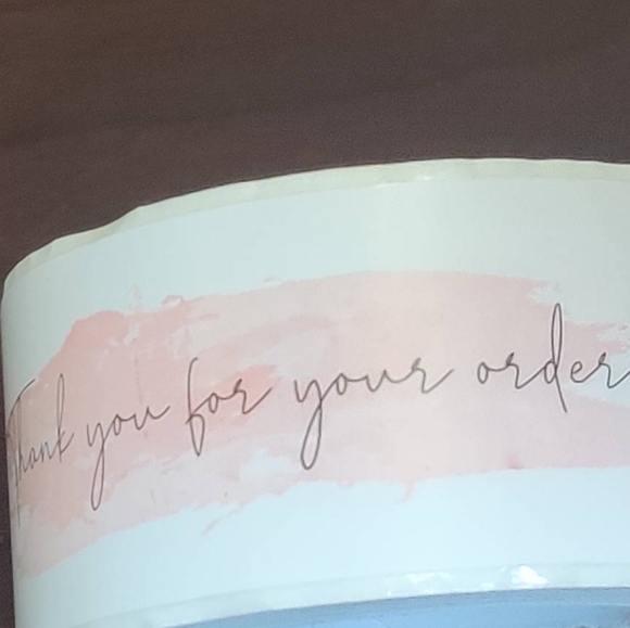 Roll of Thank you for your order sticker 120 pcs - Picture 2 of 6